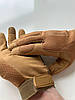 Тактичні штурмові рукавички Ultimatum Койот для ЗСУ,армійські повнопалі рукавички, фото 4