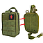 Аптечка армійська, підсумок зі скиданням, тактична поясна сумка з системою молле колір хакі Код 54-0006, фото 3