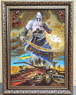 Козак, Слава Захисникам України! картина на подарунок, фото 2