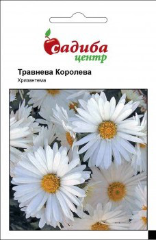 Насіння квітів хризантеми Травнева Королева, 0,1 г, "Садиба-Центр", Україна