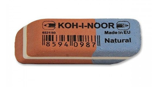 Гумка комбінована BlueStar, 6521/80