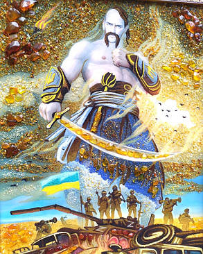 Козак, Слава Захисникам України! картина на подарунок, фото 2