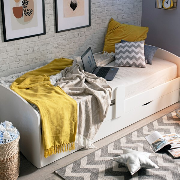 Ліжко дитяче 200 * 90 Коколіно Embawood біле