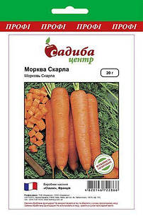 Насіння моркви Скарла 20 г, Clause (Франція)