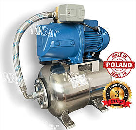 Насосна станція Forwater JSWm 15M 1.5кВт+бак 24L нержавійка гарантія 3 роки