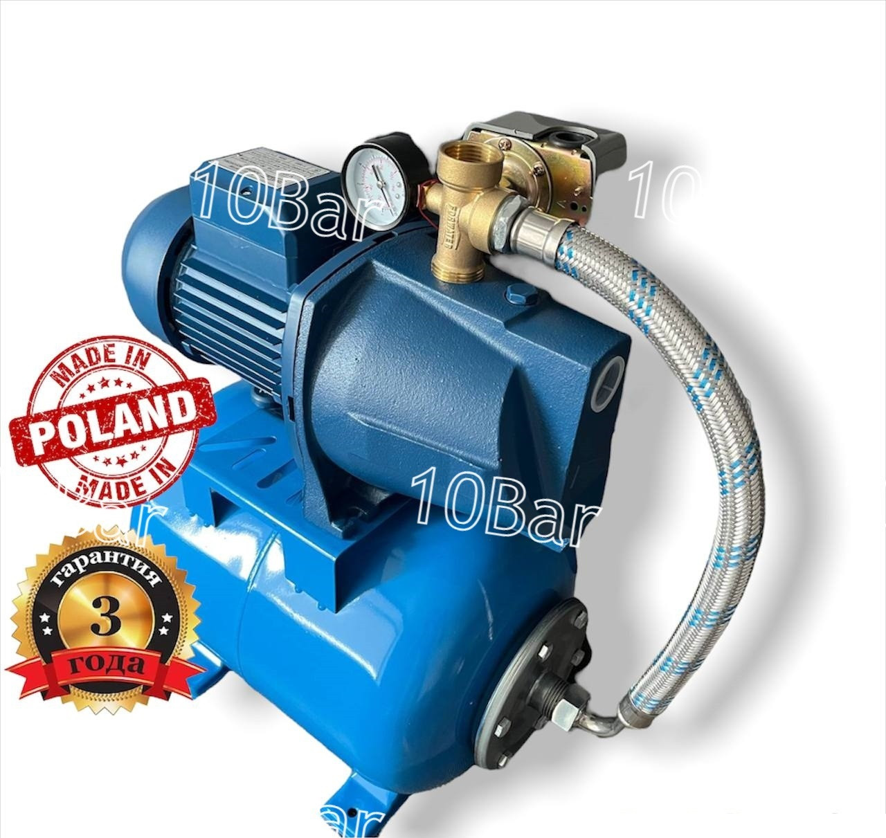 Насосна станція Forwater JSWm 15M 1.5кВт+бак 24L гарантія 3 роки, фото 1