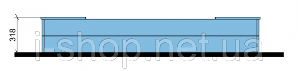 Пісочниця Стандарт 1,5 / 2,0 / 2,5 м, фото 2