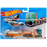 Машина дальнобойщика Hot Wheels Super Rigs Sky - District Transport Mattel CRT98-LA11 (BDW51)