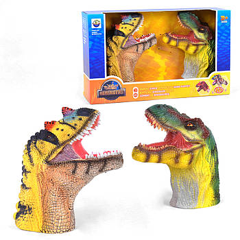 Голова динозавра на руку (2 голови зі звуковим ефектом, у коробці) X 396