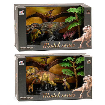 Набір динозаврів (2 види, 4 динозаври, в коробці) Q 9899 V3
