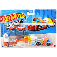 Машина дальнобойщика Hot Wheels Super Rigs Sky - Haul-Teration Mattel GRV00-BDW51