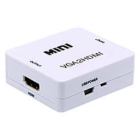 Конвертер VGA to HDMI переходник, адаптер, 1080p с питанием, SL1, хорошего качества, hdmi v1 4, адаптер,