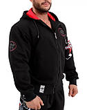 Куртка-толстовка Big Sam 3620 Чорна, фото 2