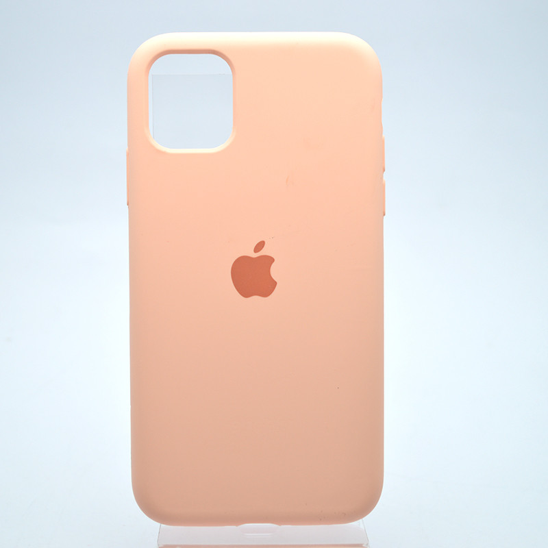 Чохол накладка Silicon Case Full Cover для iPhone 11 Peach Персиковий, фото 1
