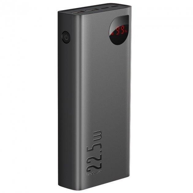 УМБ Power Bank Baseus Adaman 30000 mAh 22.5W чорний