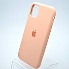 Чохол накладка Silicon Case Full Cover для iPhone 11 Peach Персиковий, фото 3