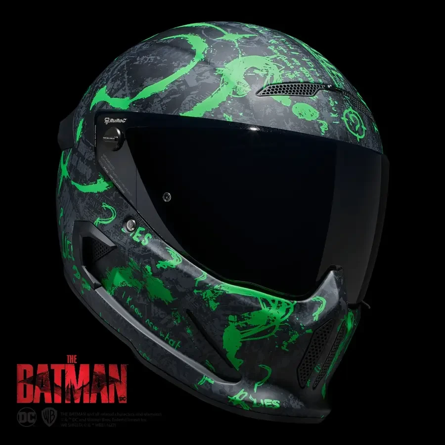 МОТОШОЛОМ ATLAS 4.0 HELMET - THE RIDDLER, фото 1