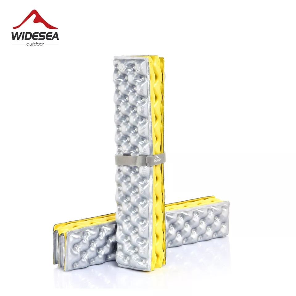 Килимок сідушка кемпінговий складаний для сидіння Widesea IXPE поліуретановий Жовтий, фото 1