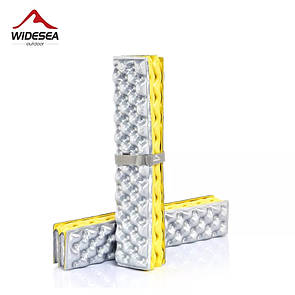 Килимок сідушка кемпінговий складаний для сидіння Widesea IXPE поліуретановий Жовтий