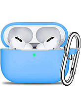 Чехол для наушников AirPods 3 силиконовый голубой