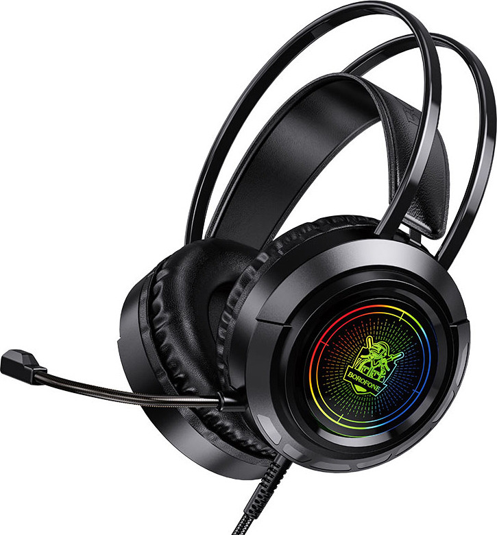 Игровые Наушники с Микрофоном Borofone BO103 Black — Купить Недорого на ...