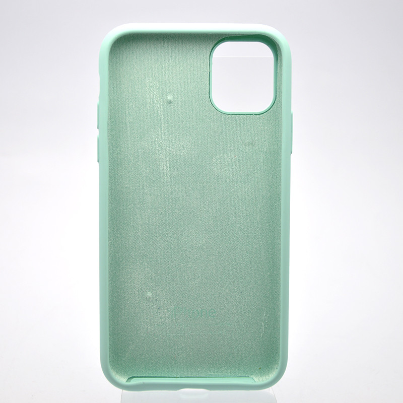 Чохол накладка Silicon Case Full Cover для iPhone 11 Turquoise Бірюзовий, фото 4