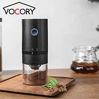 Електрична кавомолка Vocory V60 з керамічними жорнами і з регулюванням помолу