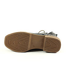 Ботинки лаковые Guero 146704 36 Черно-коричневые деми, фото 3