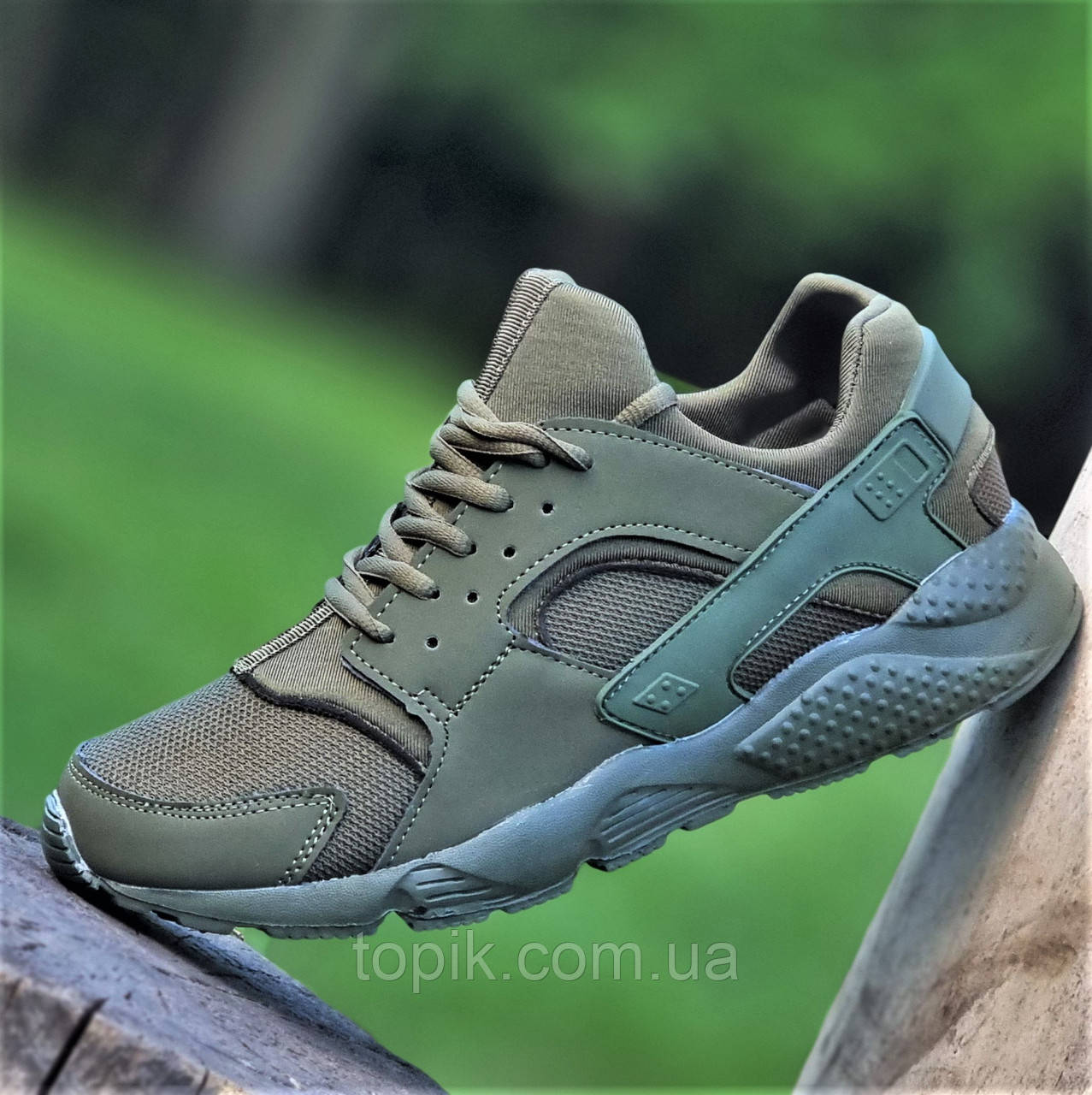 На 40р! Кросівки чоловічі літні хакі сітка Кроссовки мужские летние хаки сетка (Код: 3048), фото 1