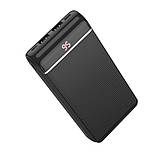 Портативний зарядний пристрій Power bank з дисплеєм HOCO J59 Famous 20000 mAh (Чорний), фото 3
