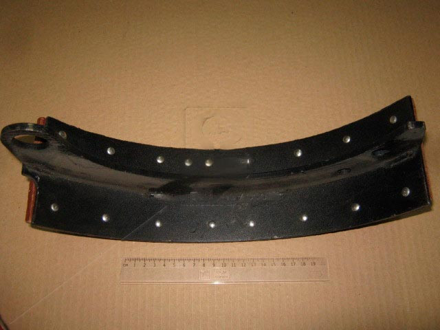 Колодка гальмівна ГАЗ 53 задня в зборі (накладка ДОВГА) ПРЕМІУМ (пр -во України). 53-3502090-А, фото 1