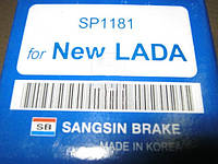 Колодки гальмівні VAZ ВАЗ 2110, 2111, 2112 (SANGSIN). SP1181