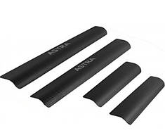 Захист порогів - накладки на пороги Opel ASTRA II G 5-дверцята з 1998-2004 рр. (carbon)