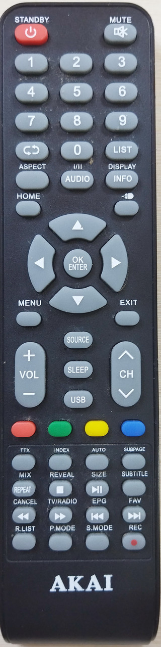 Пульт до телевізора  AKAI  UA 32HD19FHDS / UA32HD19T2S, фото 1