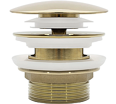 Донний клапан для ванни REA CLICK-CLACK GOLD золотий *