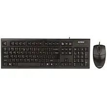 Комплект клавіатура та миша A4Tech KR-8520D Black (USB класичний)