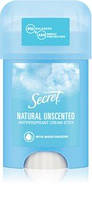 Кремовий антиперспірант Secret без запаху Natural unscented 40 ml для пахв, без спирту та консервантів