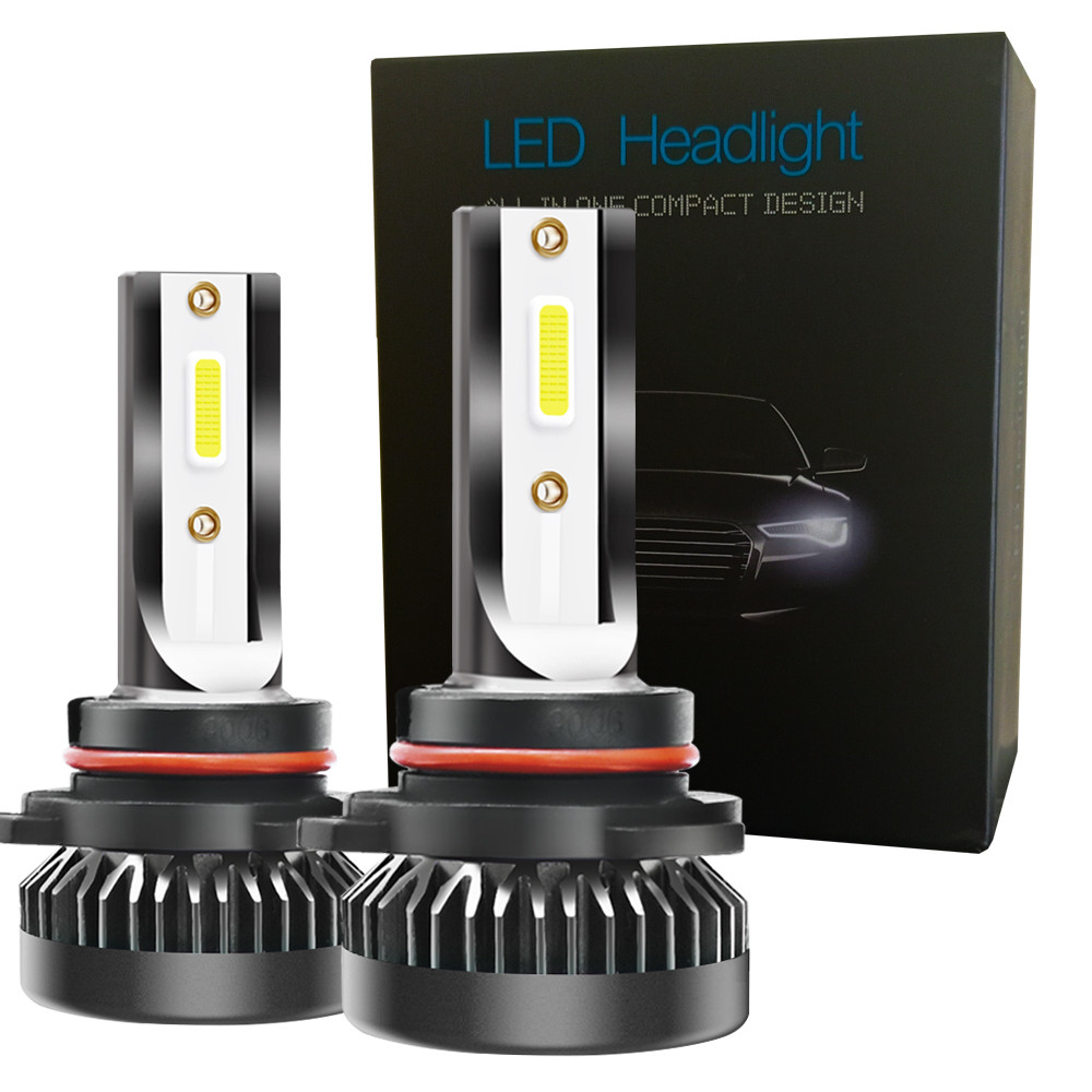 Лампа світлодіодна для фар MINI LED HB3 4000 Lum, колір світіння 6000К, 2 шт/компл., фото 1