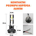 Лампа світлодіодна для фар MINI LED HB3 4000 Lum, колір світіння 6000К, 2 шт/компл., фото 3