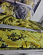 Жовтий 3D комплект постільної білизни, Pupilla, Jorinde gold, Туреччина, фото 3