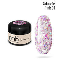 UV/LED GALAXY GEL 01 PINK, 5 ml