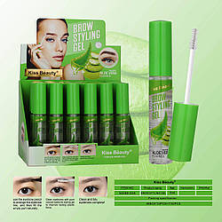 Гель фіксатор для брів Kiss Beauty Алое прозорий оптом