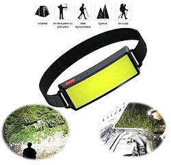 Ліхтар акумуляторний налобний Bailong Led Cob Soft Light Headlamp