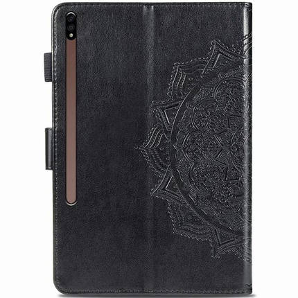 Чохол-книга для Samsung Galaxy Tab S7 FE з магнітною застібкою чохол книжка на самсунг таб с7 фе чорна Art, фото 3