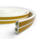 Ущільнювач самоклеючий Stomil Sanok SD-1 9х7.4 білий 100м, фото 4