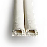 Ущільнювач самоклеючий Stomil Sanok SD-1 9х7.4 білий 100м, фото 3