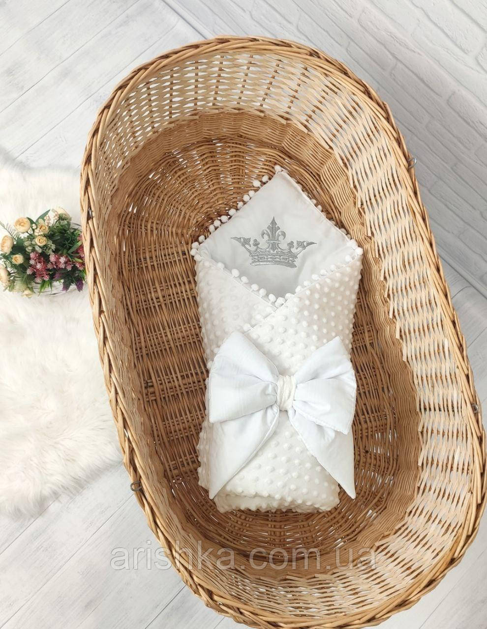 Конверт-плед для новонародженого на виписку з пологового будинку