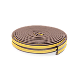 Ущільнювач універсальний самоклеючий Stomil Sanok SD-40 9х4 коричневий 6м, фото 3