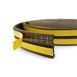 Ущільнювач універсальний самоклеючий Stomil Sanok SD-40 9х4 коричневий 6м, фото 4