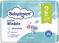 Підгузки Babydream premium Німеччина 2 (3-6кг) 36 шт.